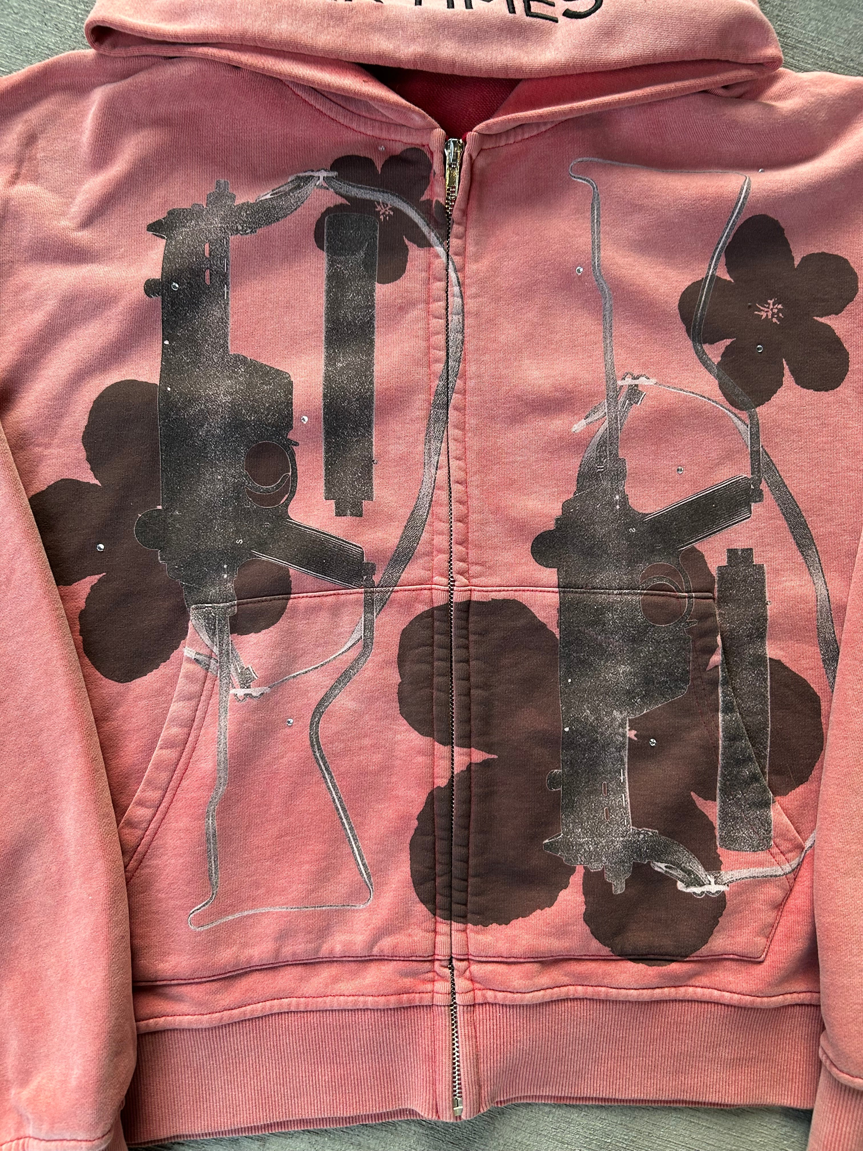 Red War Times Zip-Up