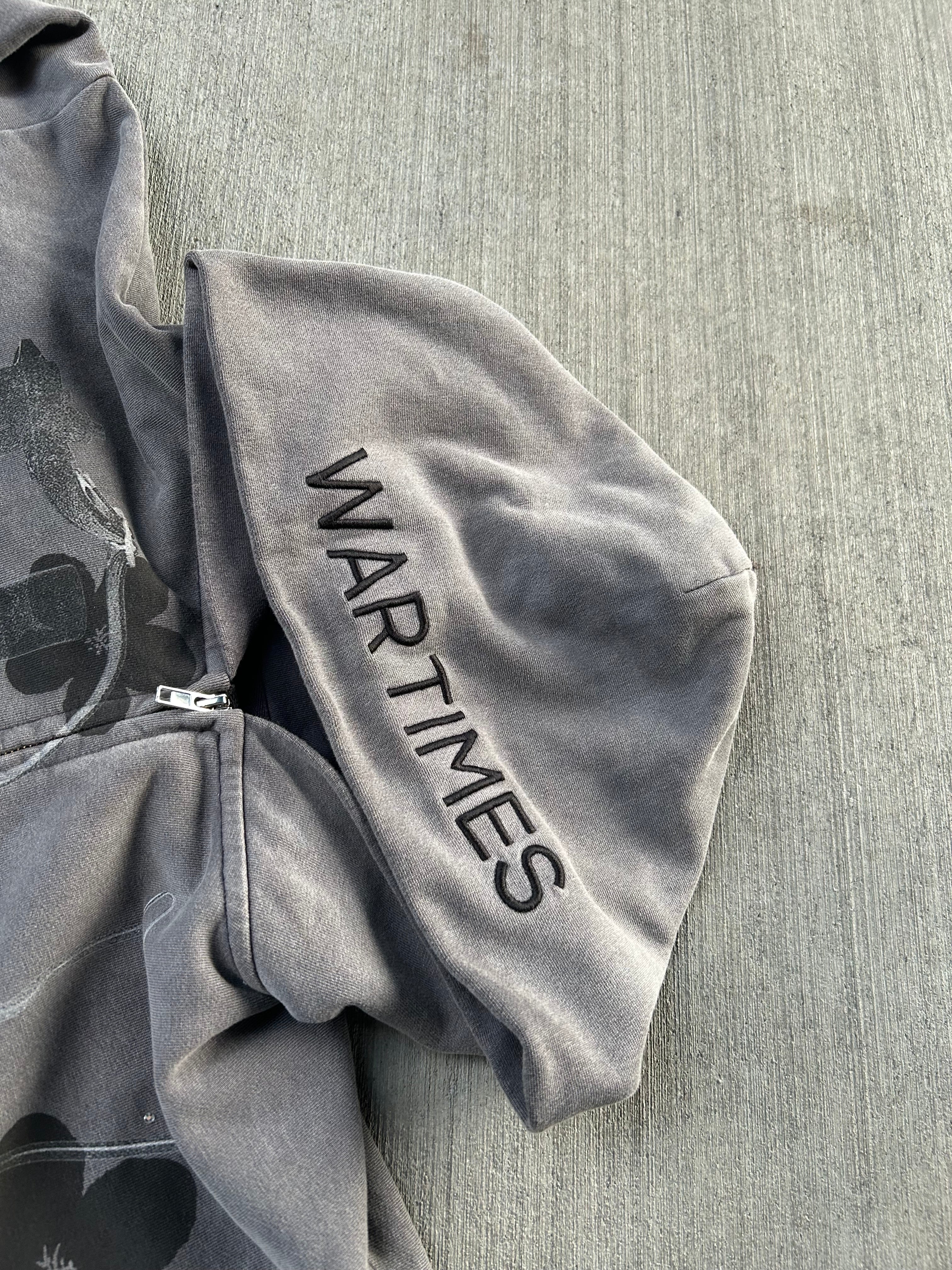 Black War Times Zip-Up